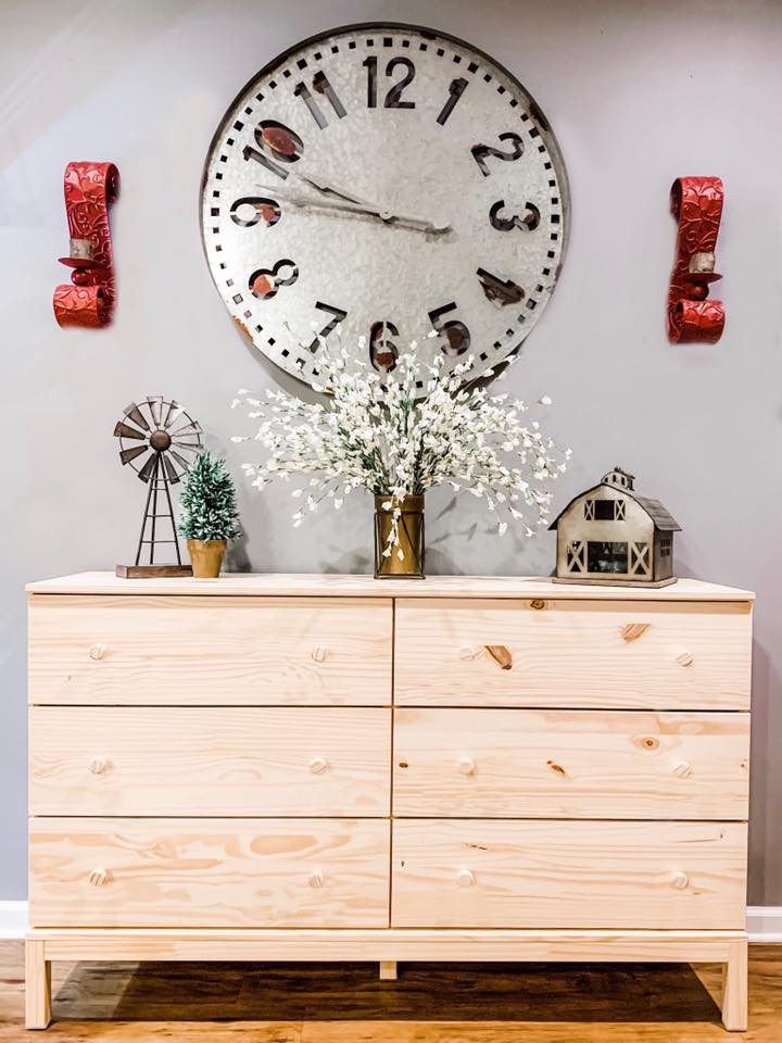 ikea white and gold dresser The natural-wood dressers I saw at were super affordable seemed very easy to personalize with paint, stain, new knobs, or even wallpaper.