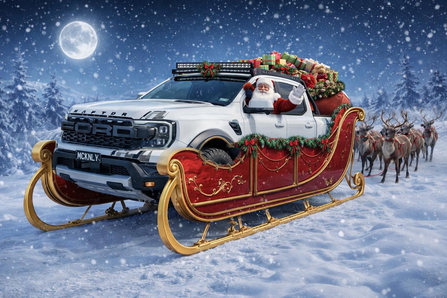 Ford Ranger Raptor | Santa upgraded to a Raptor for Christmas | Facebook