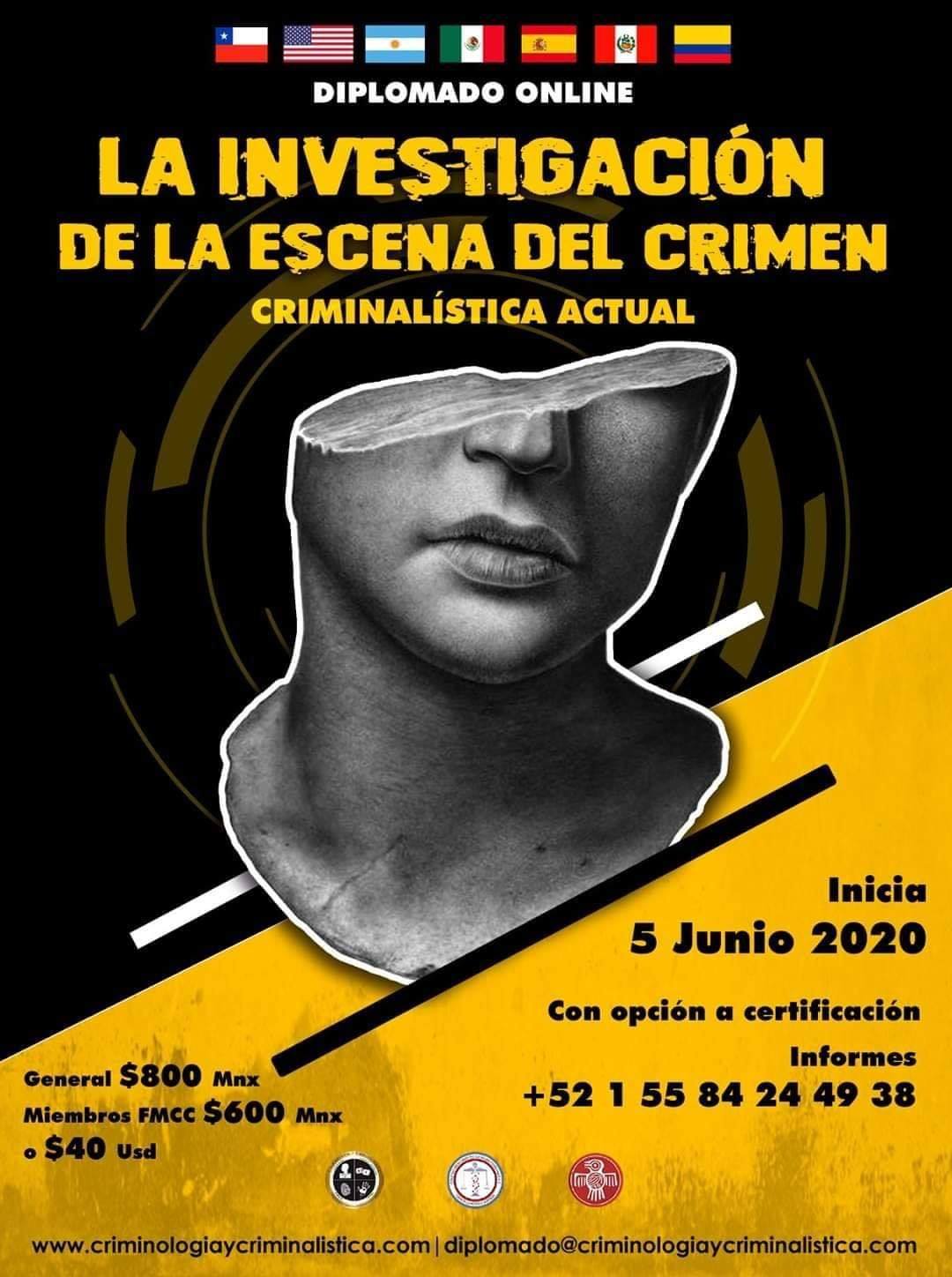 💀Diplomado Online☠ La investigación de la escena del crimen 💢 ...