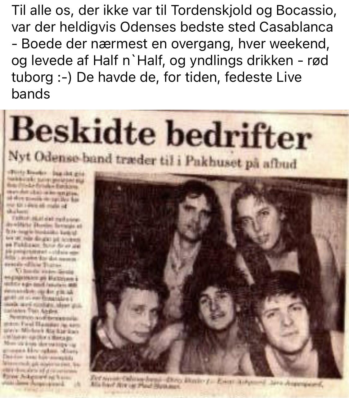 ODENSE I 80ERNE | Marts 1985. OB’s målmand, Lars Høgh ventede barn med ...