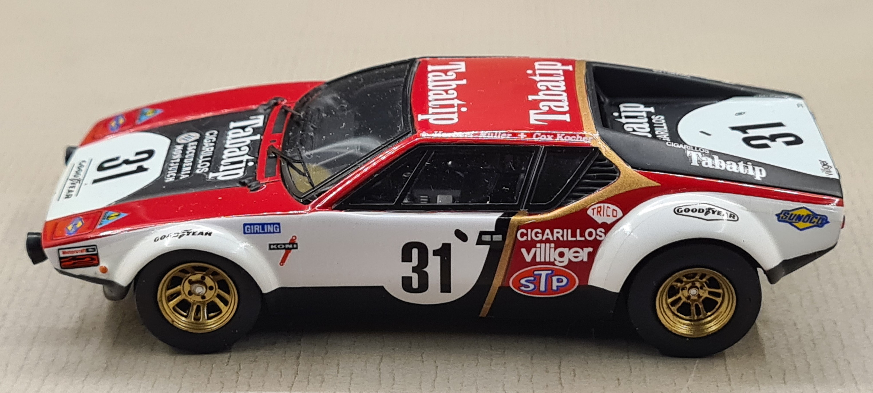1/43 Spark... 1972 De Tomaso Pantera Gruppo 4 #2859... 24h Le Mans 