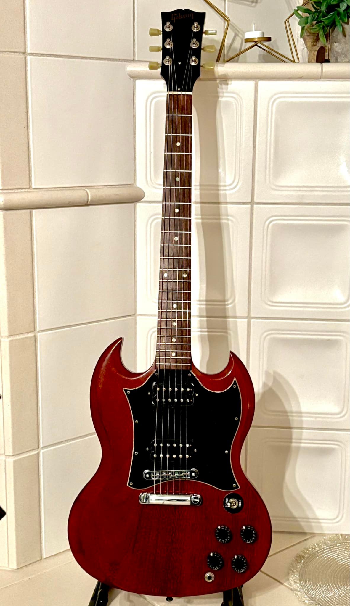 Modified 2005 Gibson SG Special with Bigsby B7 and Jimmy Page wiring