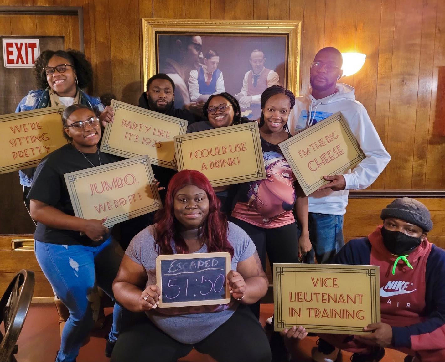 Super teamwork beating our big, 60... - Escape Room Downtown | Facebook