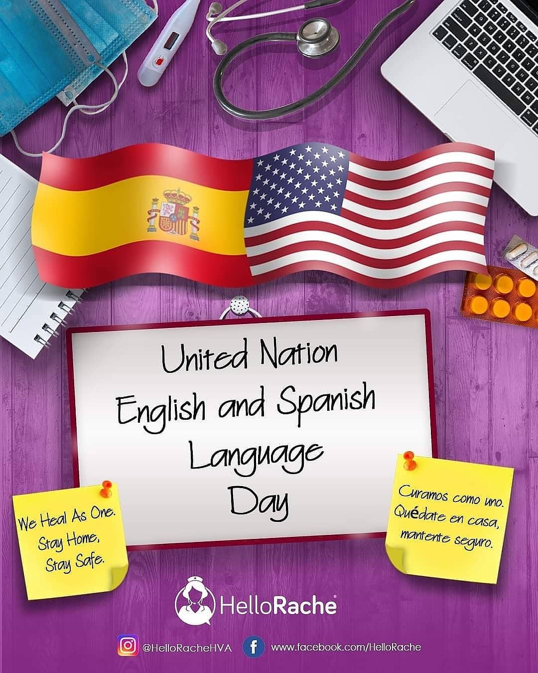 Hello Rache - 🇺🇸 We Heal As One. 🇪🇦 Curamos Como Uno. 🇺🇸...
