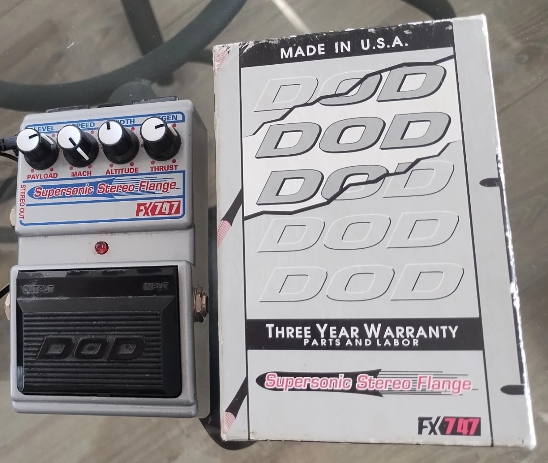 DOD Jason Lamb series FX747 supersonic stereo flange review