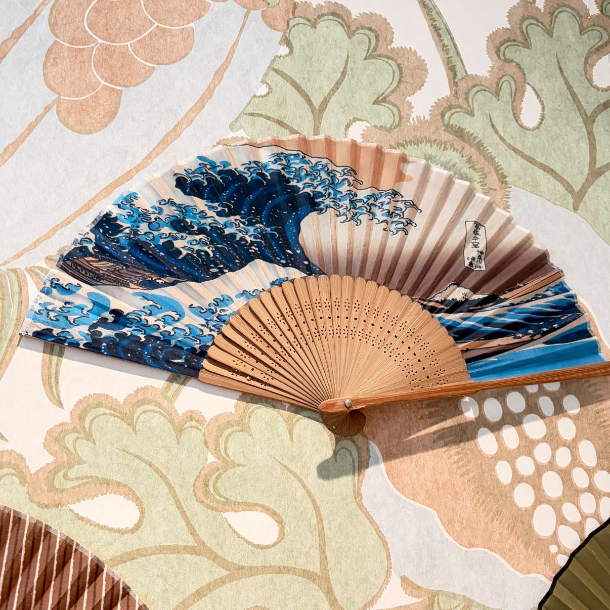 Two mass produced, and relatively inexpensive, uchiwa (団扇