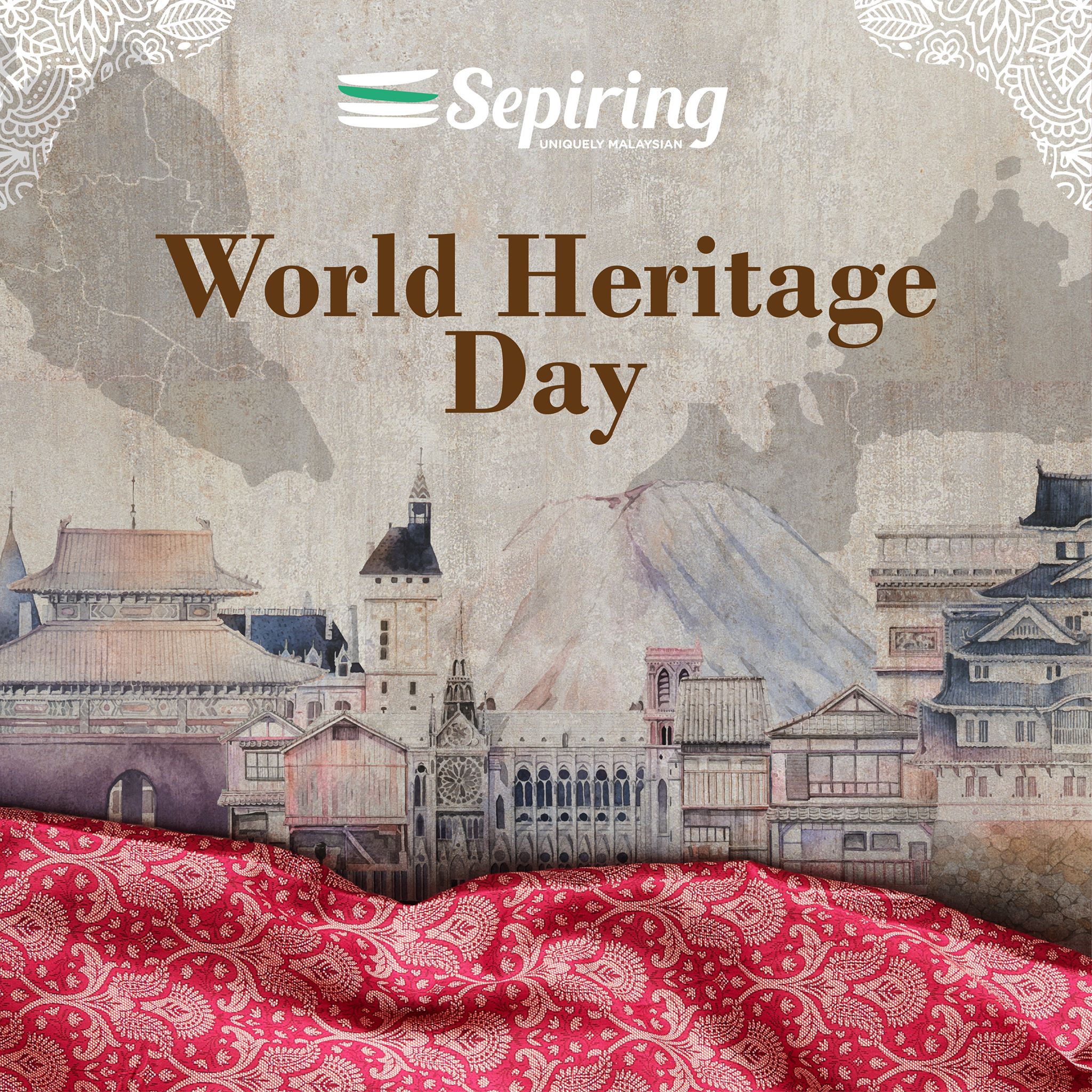 Sepiring - Sepiring wishes everyone a Happy World Heritage...
