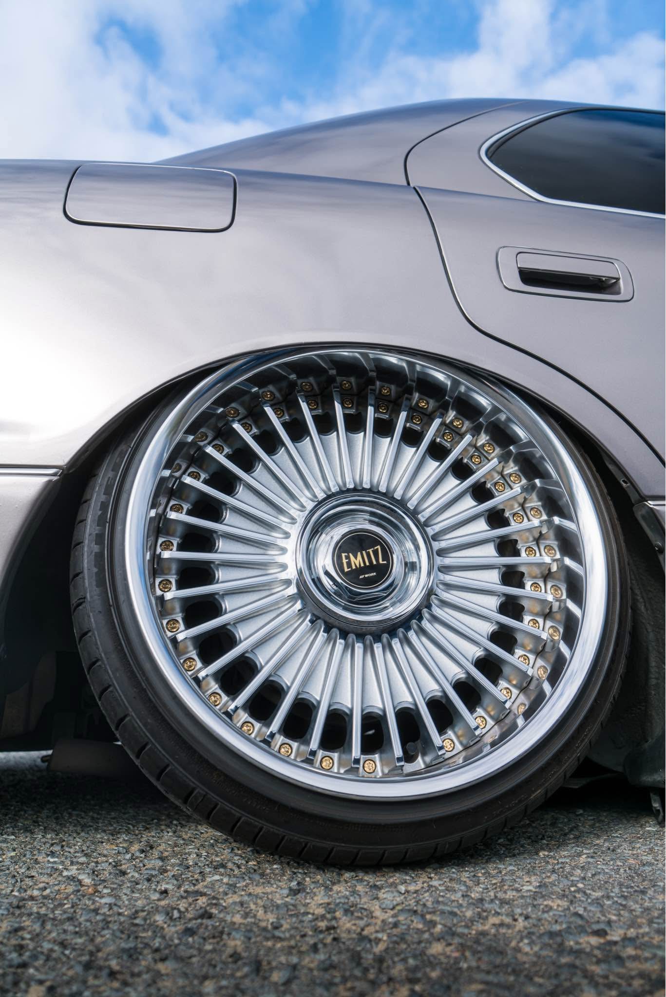 Work Emitz V2 19x9.5 +10 A disc fronts 19x10.5 +13 O disc rear 