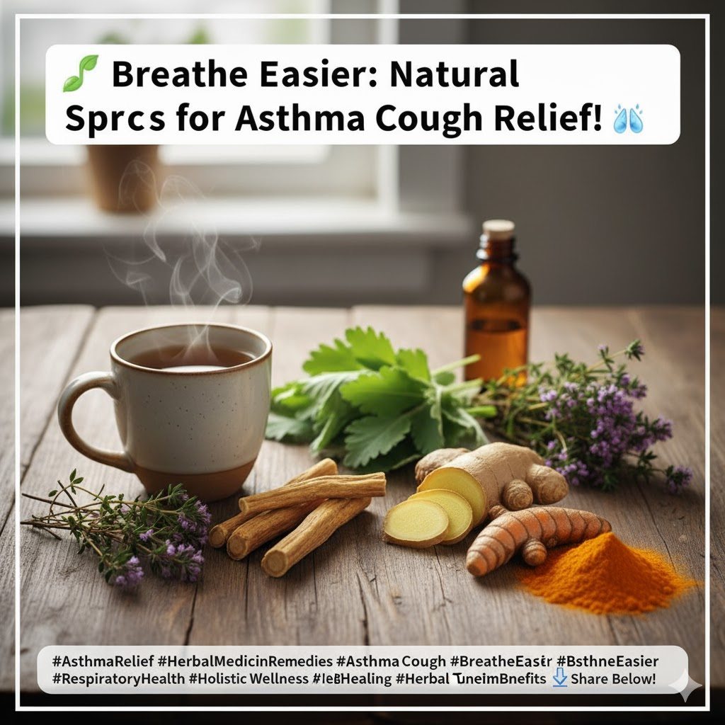 Mercedes - Breathe Easier: Natural Herbs & Spices for Asthma Cough ...