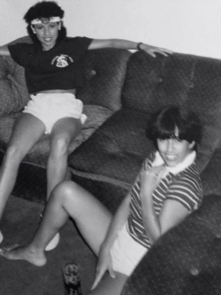 48th Street and 7th ave first apartment Brooklyn & sister Flax 1980's