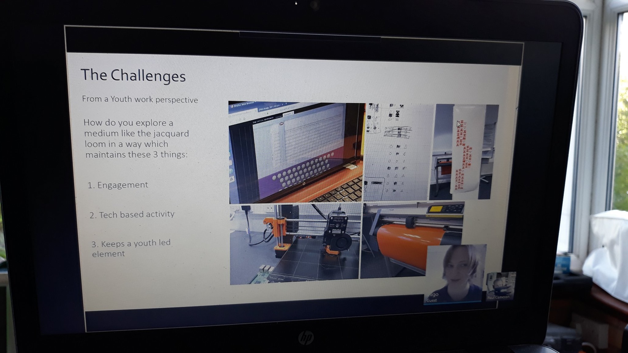 Paisley Museum - A still from Inigo's presentation to the online team ...