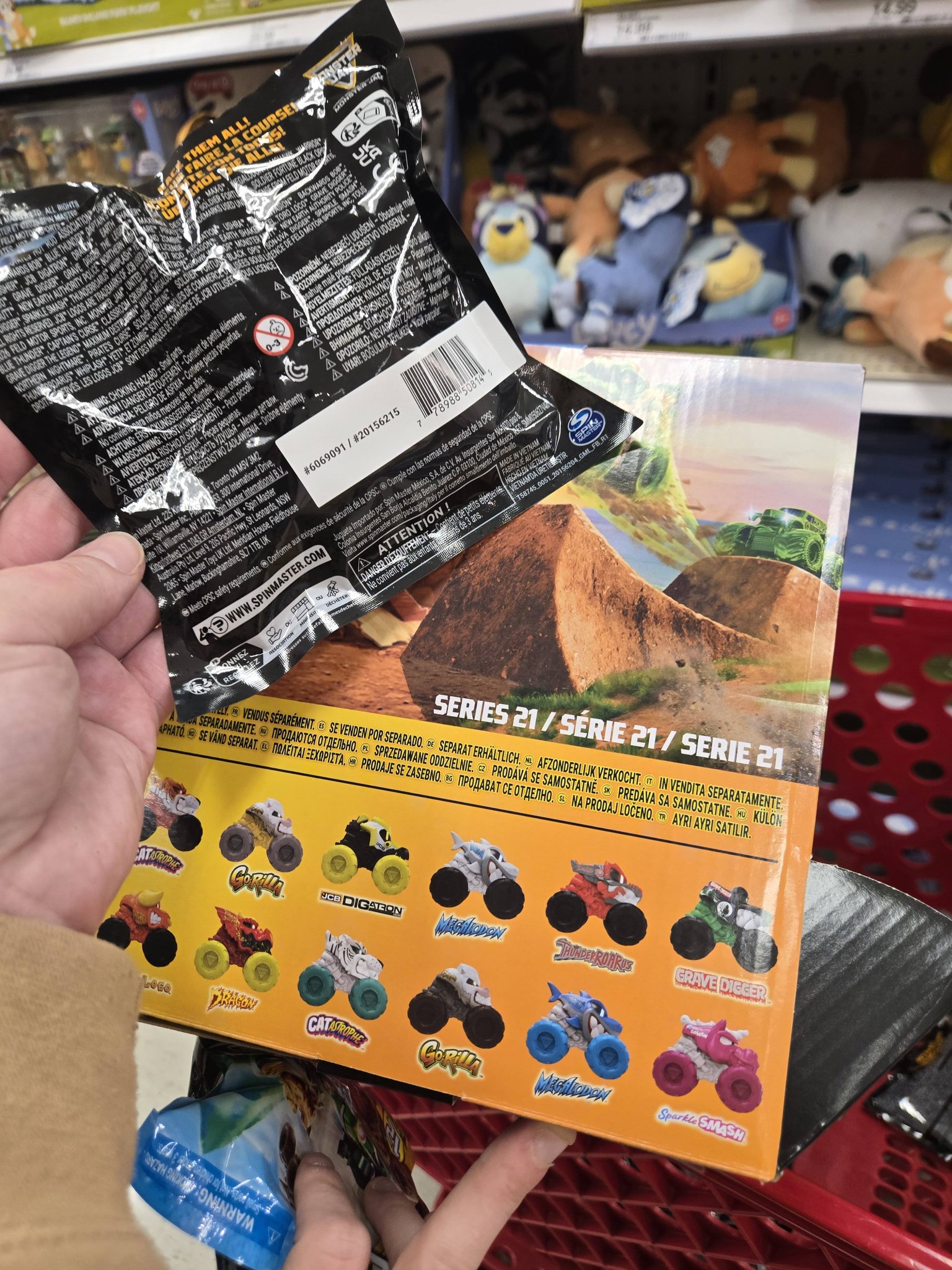 Finding missing monster jam minis