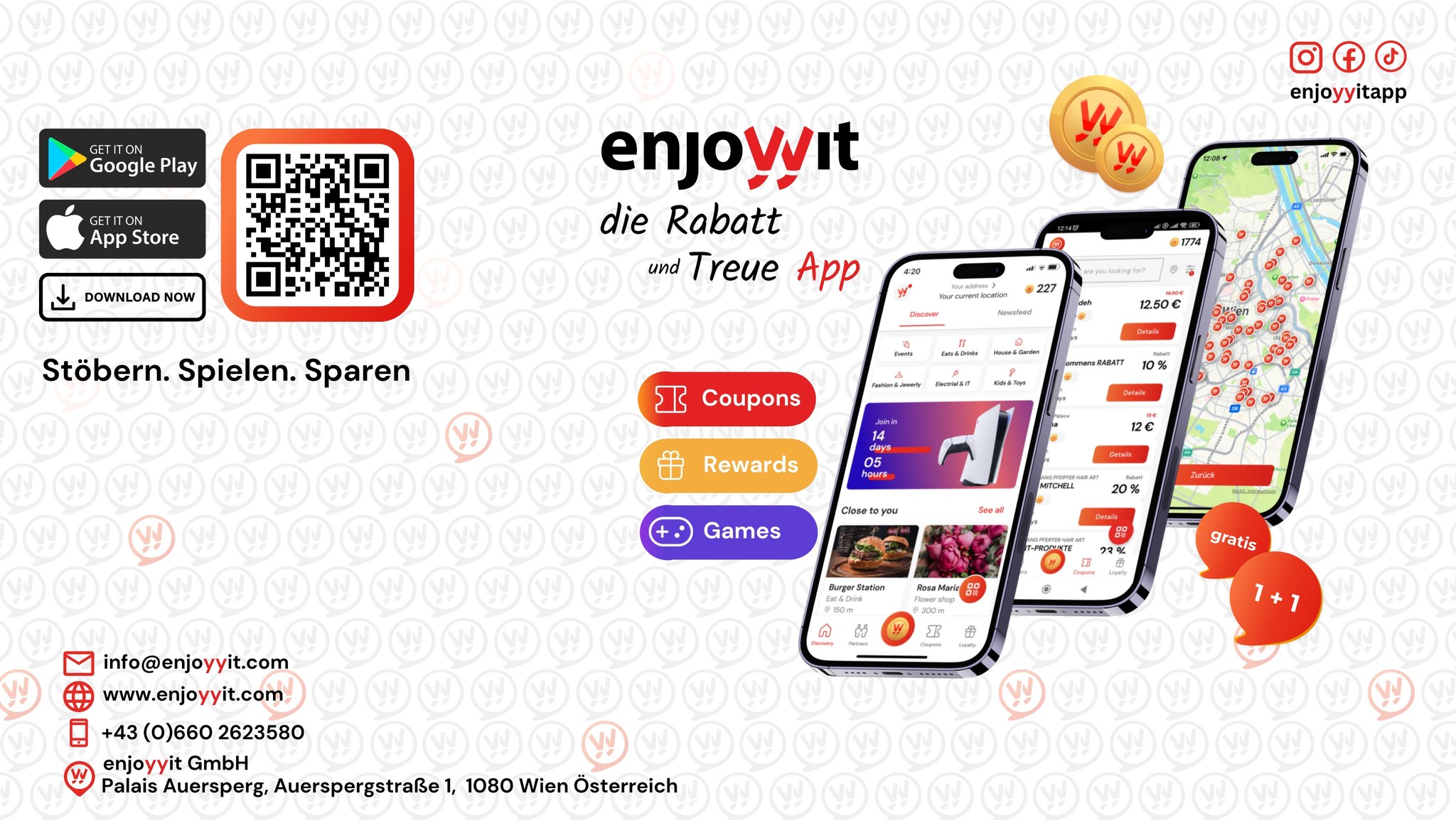 enjoyyit - die rabatt & treue app | Vienna