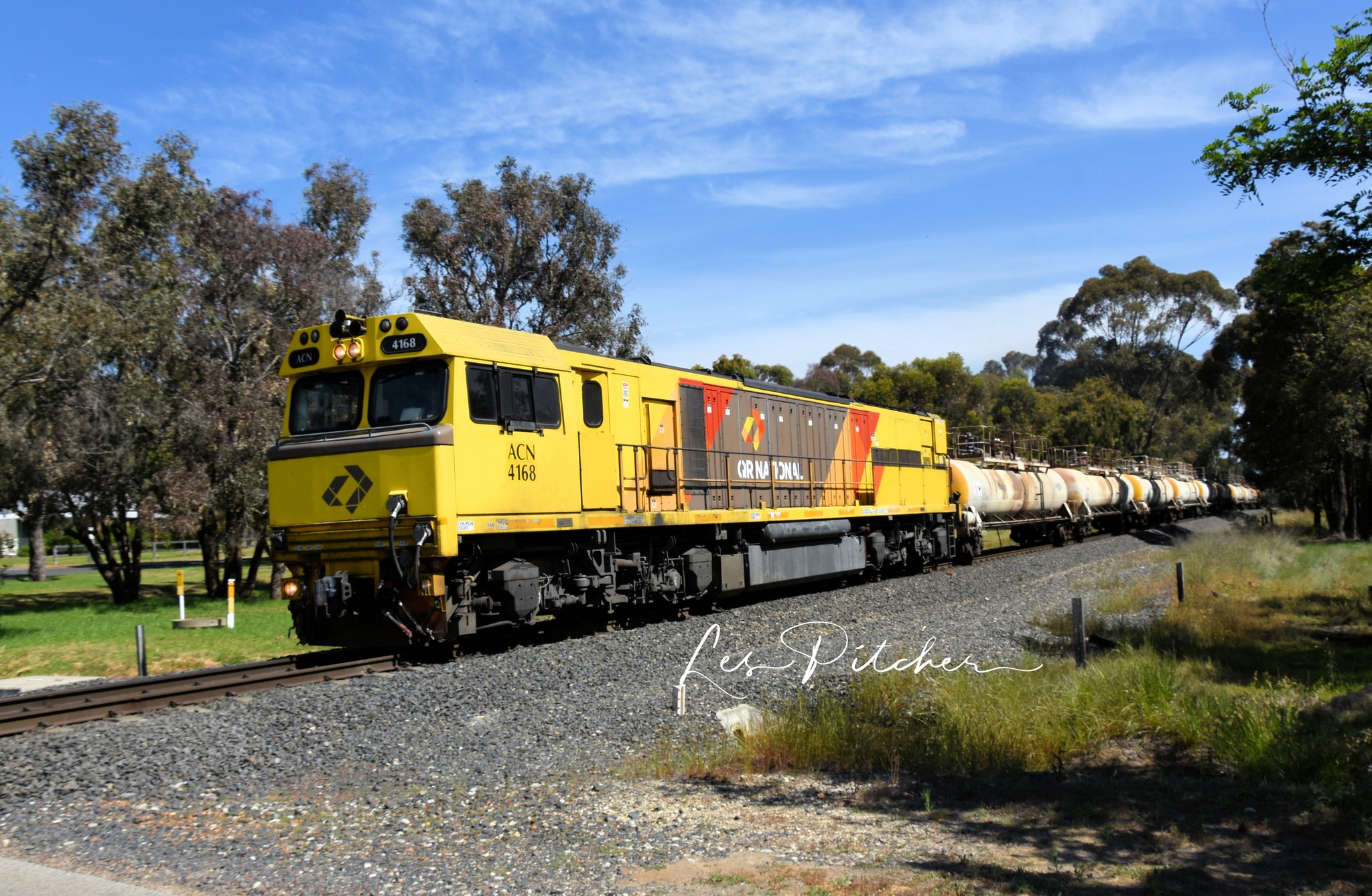 Blurfect Railway Photography Australia | Aurizon ACN 4168 on a caustic ...