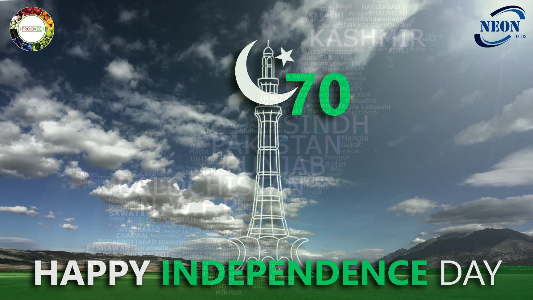 FrooVee - Happy 70th Independence Day Pakistan by Team...