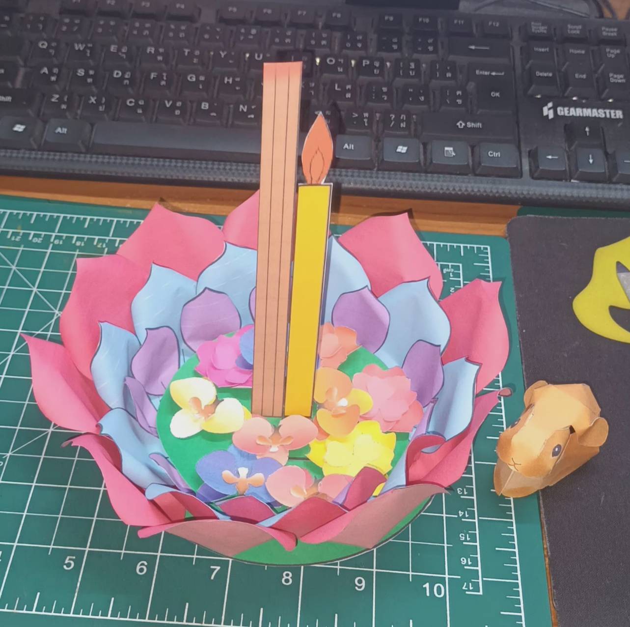 worksheet and papercraft | งานฝีมือ Ep.6 กระทงรักษ์โลกจร้า | Facebook