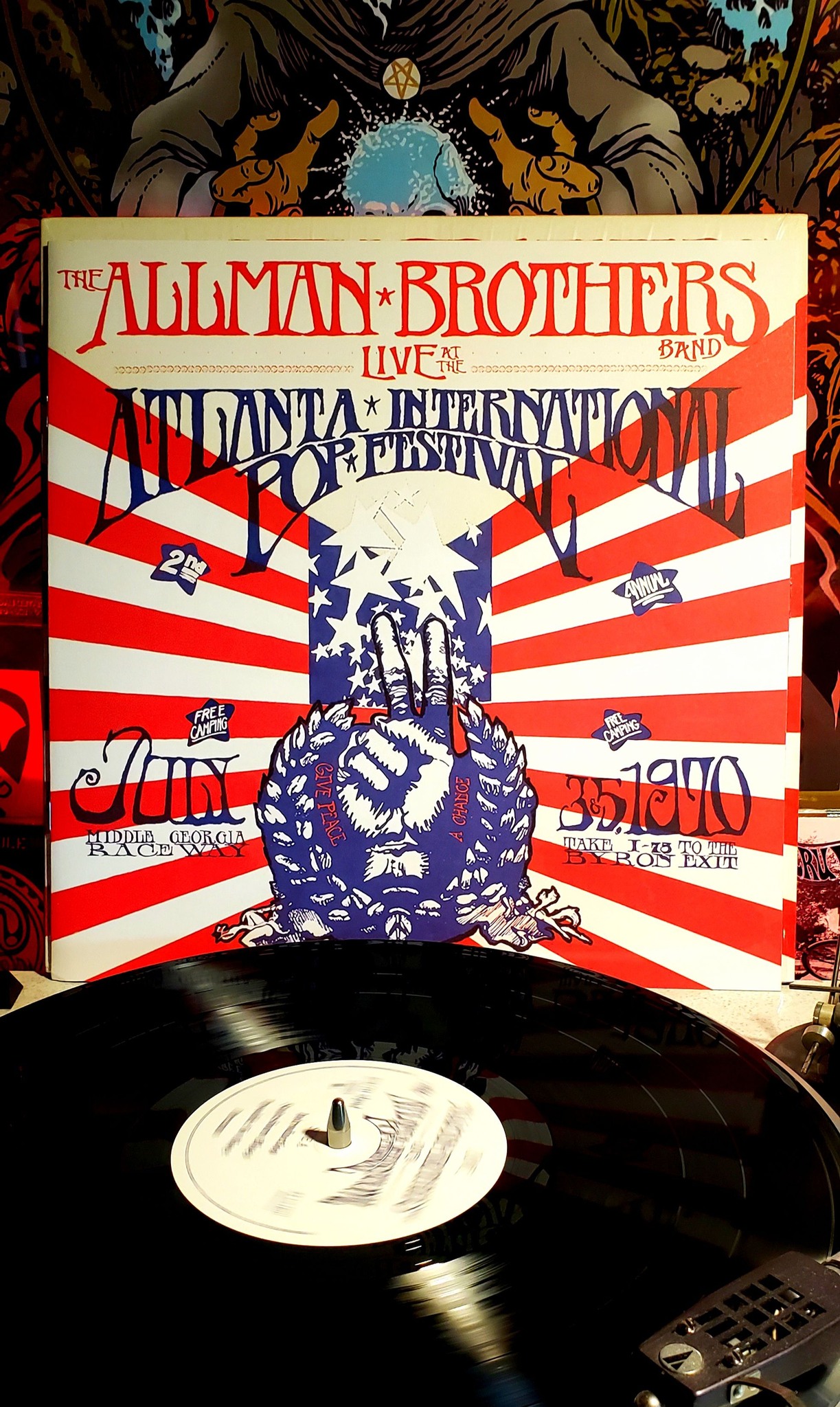 On July 17, 1970 the Allman Brothers Band played at the Love