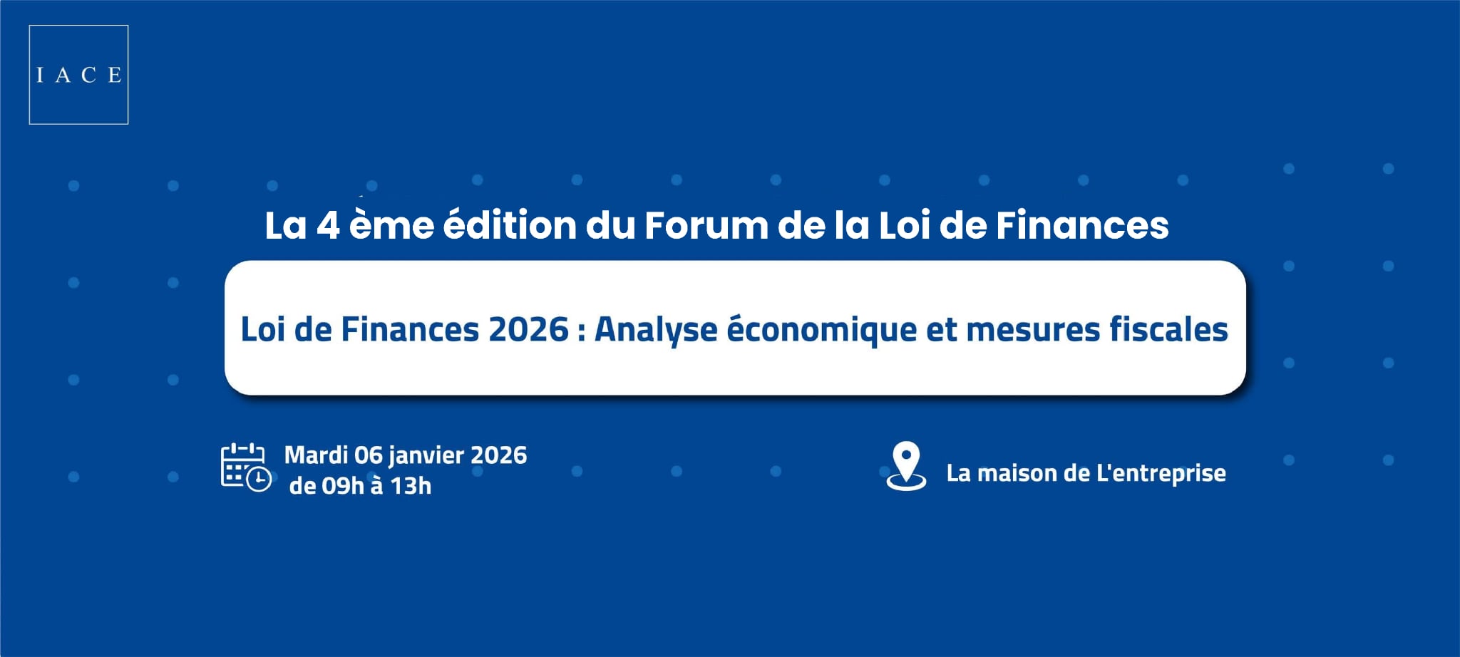 Forum de la Loi de Finances 2026 – Loi de Finances 2026 : Analyse ...