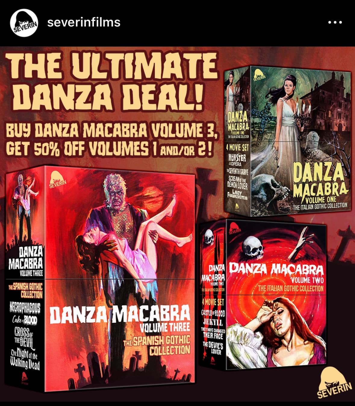 COLLECTOR'S CRYPT - DANZA MACABRA VOL. 3 (SEVERIN FILMS BLU-RAY) - Macabre Daily