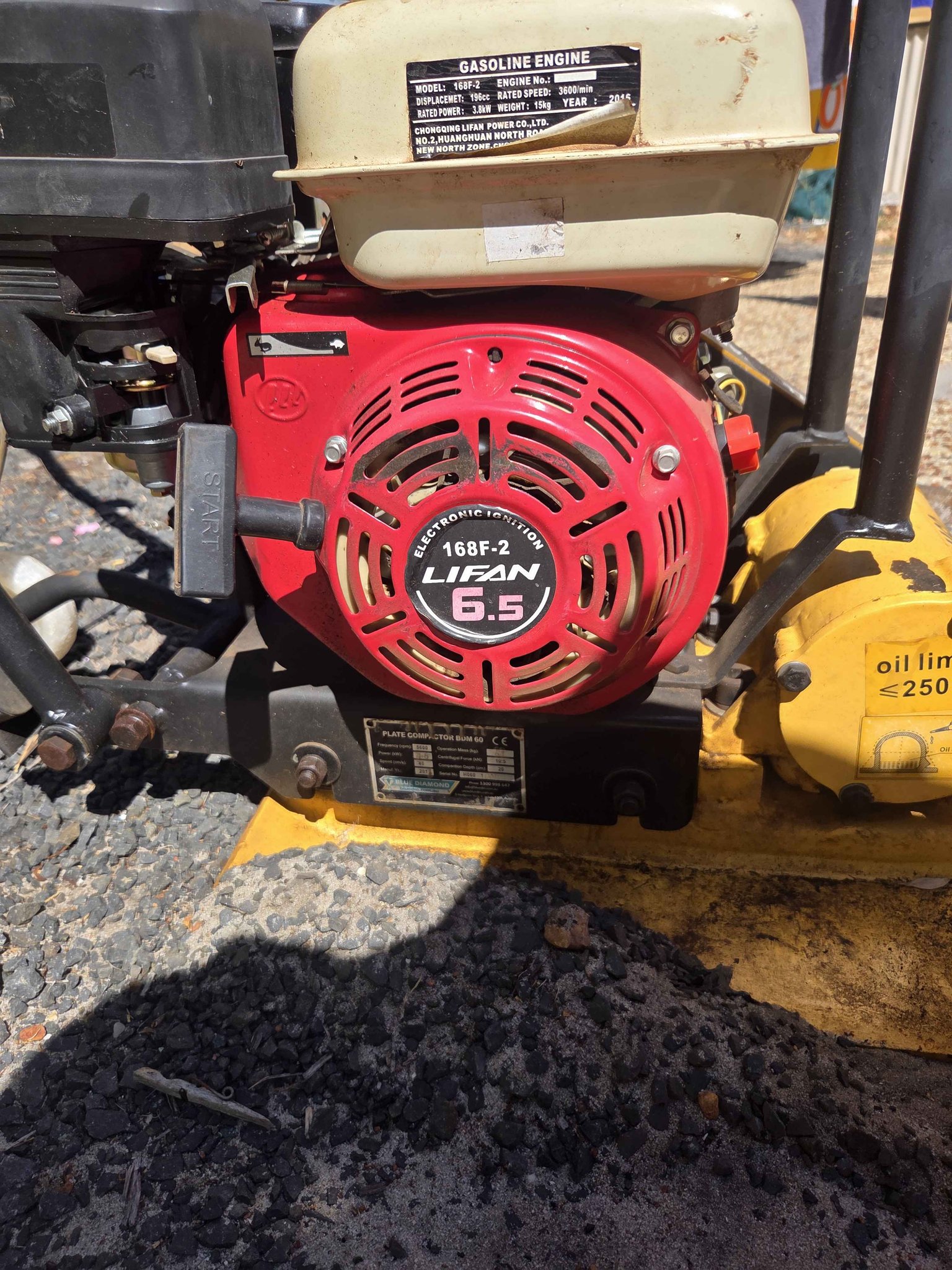 Blue Diamond Plate Compactor - Saws & Blades - Wellesley | Facebook ...