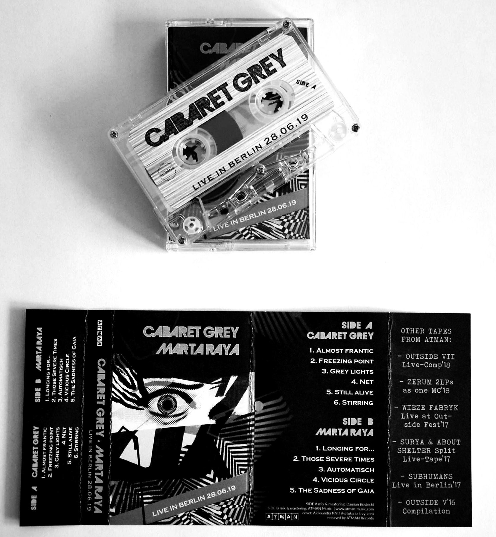 PA-TU - Projekt kasety dla Cabaret Grey i Marta Raya. Sprawdźcie tutaj ...