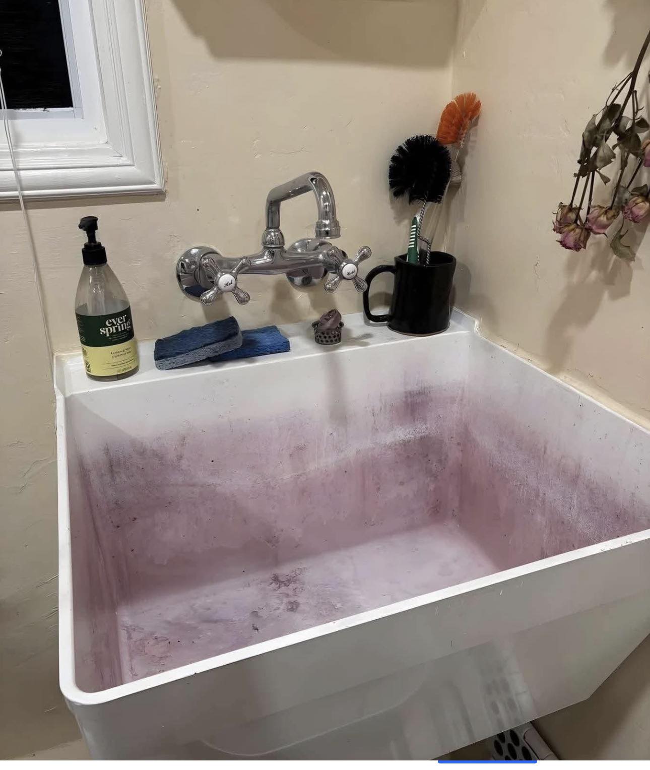 Ideas for removing cigarette burns from a sink