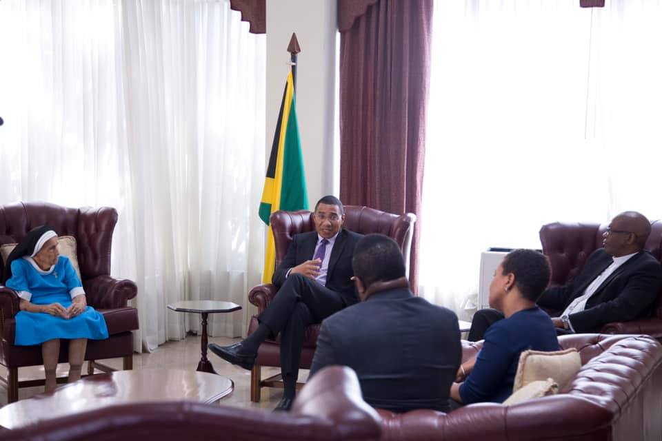 Andrew Holness - Recently, I met with Sister Mary Paschal...