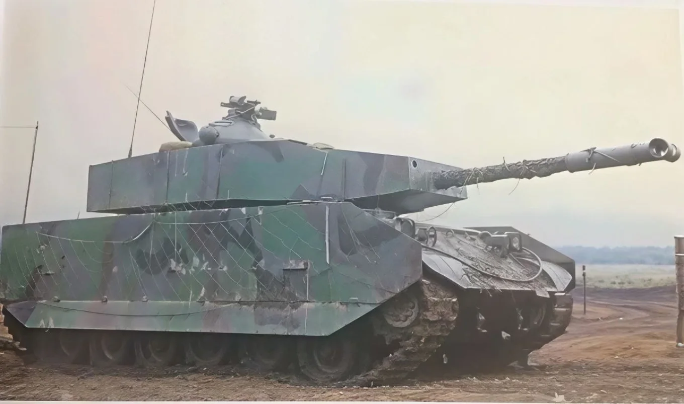 Type 61 and Japanese experiments with various types of additional 