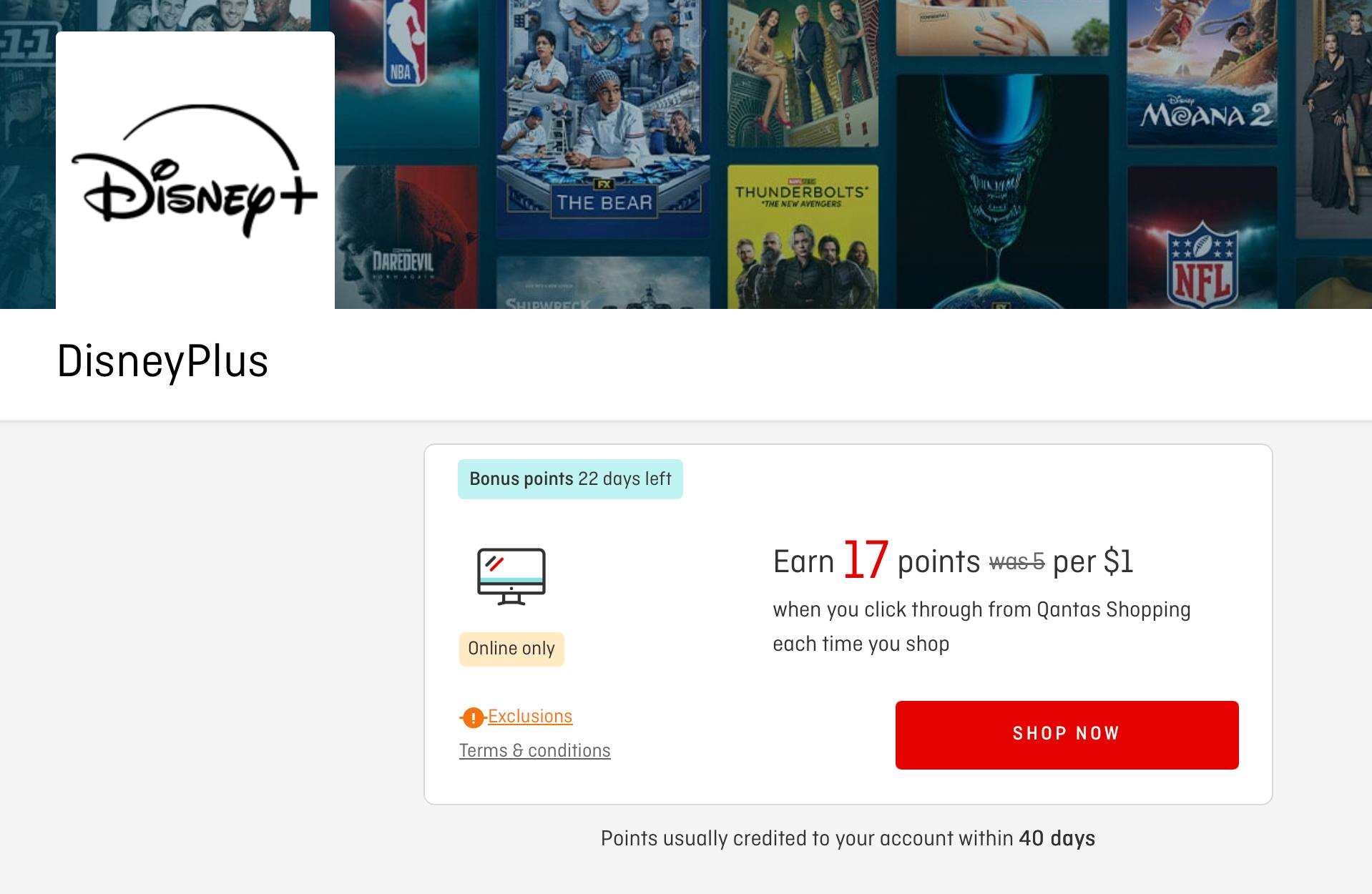Qantas Points Collectors | Qantas shopping have a decent bonus points ...