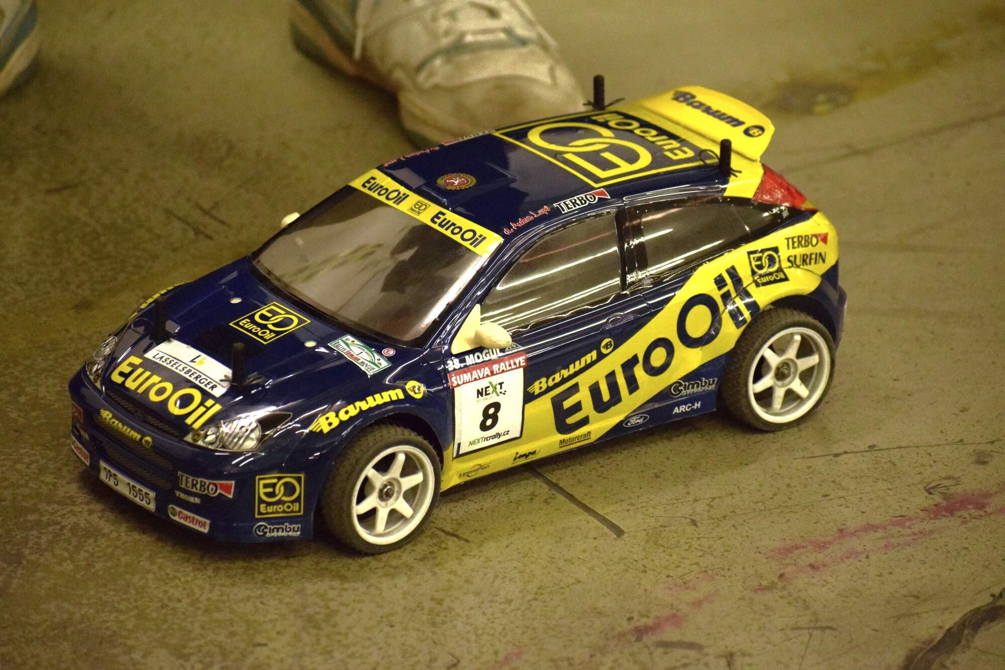 1/24 Ford Focus WRC Monte Carlo Rally 2000, Hasegawa kit.