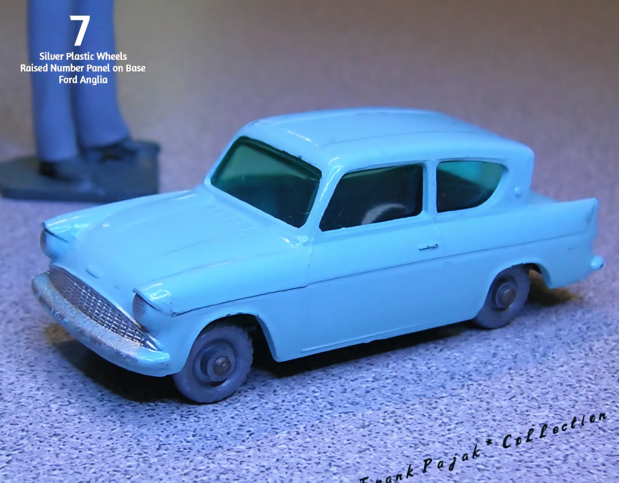 Vintage matchbox ford anglia model