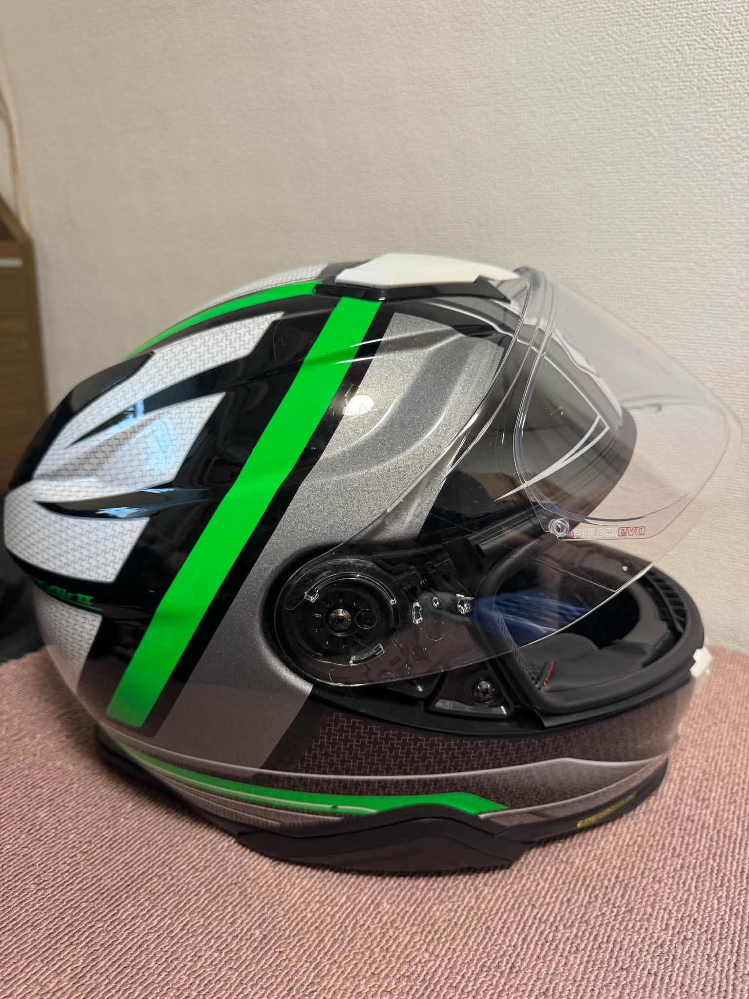 shoei gt air 2 green II - KAWASAKI helmet size MEDIUM only 4 color and comes in an XS size Shoei GT-Air 3 Full Face