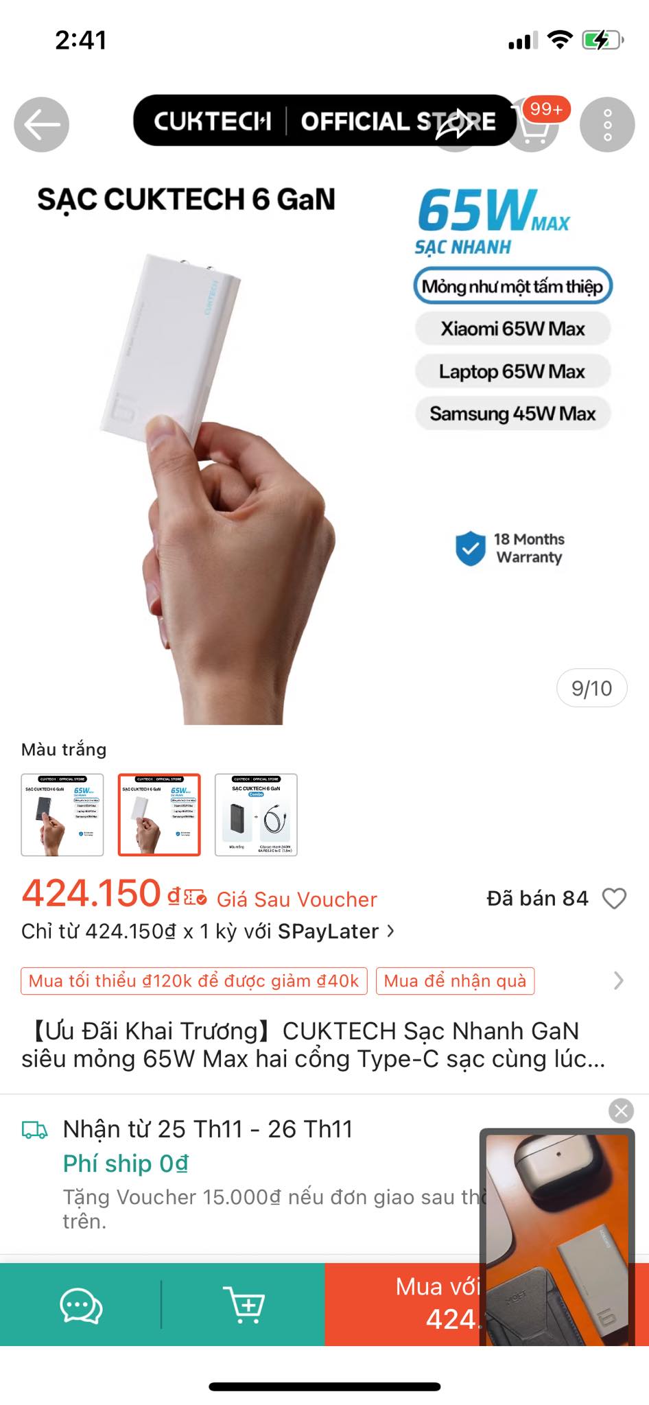 Sạc hãng cuktech có tốt không? | Facebook