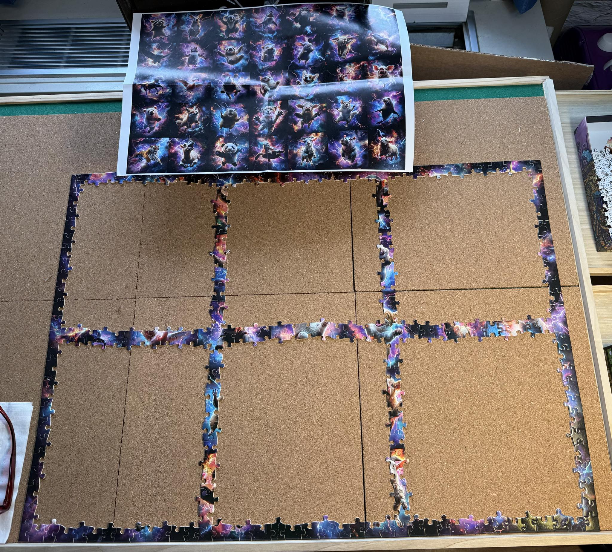 Horror VHS Cemetery 1000-Piece Jigsaw Puzzle - Spooky Collage Art, 28 X 20 Inches
