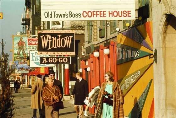 Wells Street in Chicago 1968