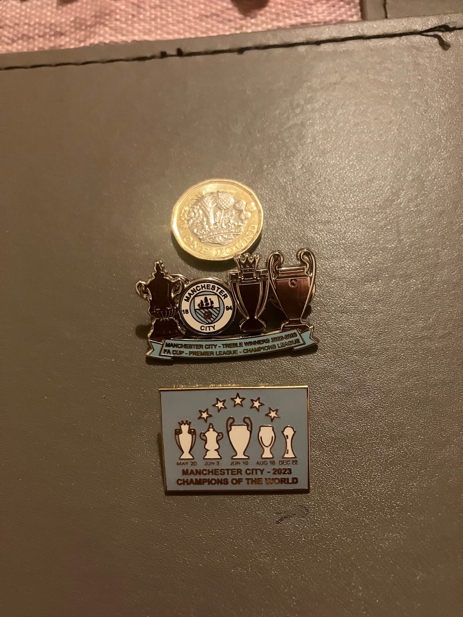 World Cup Winners Pin Badge Set £33 Including UK postage