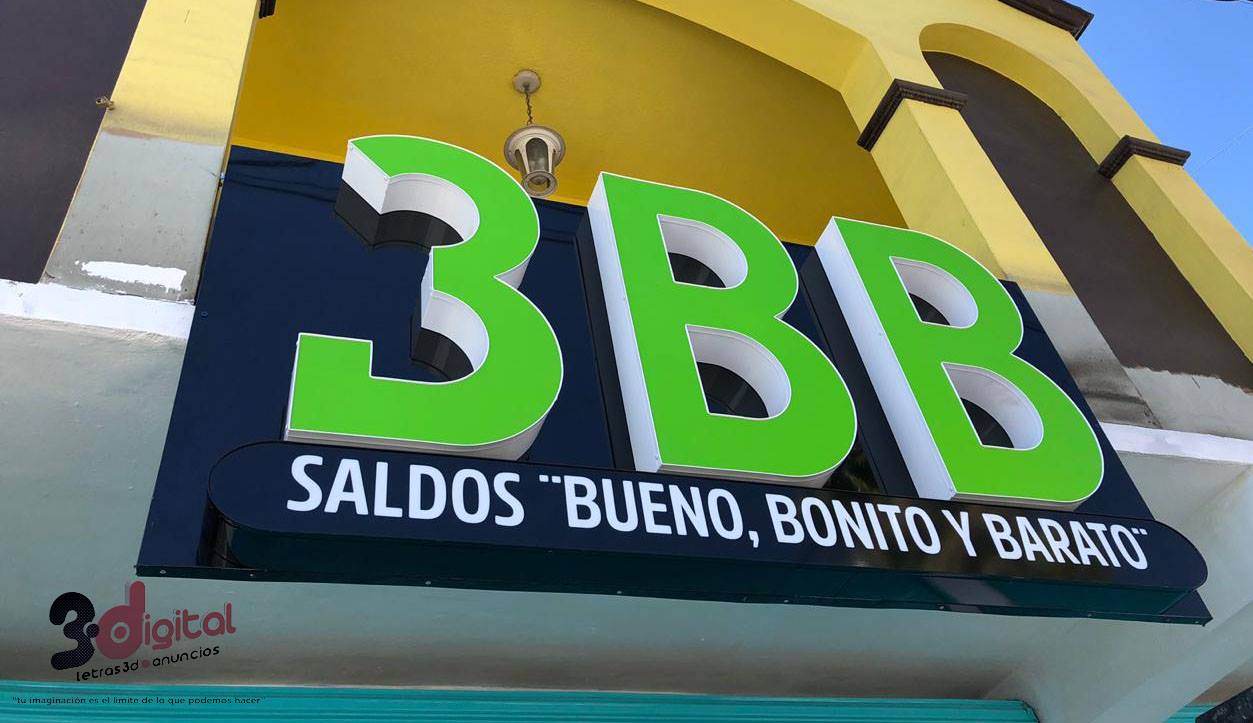 3D Anuncios - Base de panel de aluminio con Letras de... | Facebook