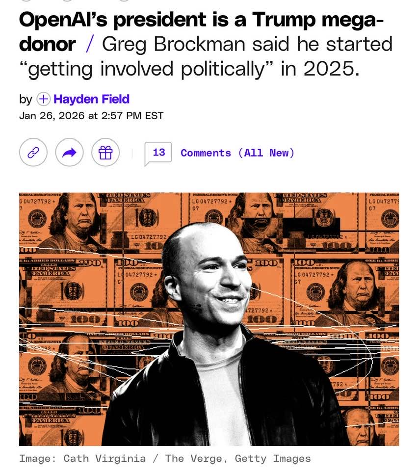 Tom Digby - “OpenAI’s co-founder and longtime president,... | Facebook