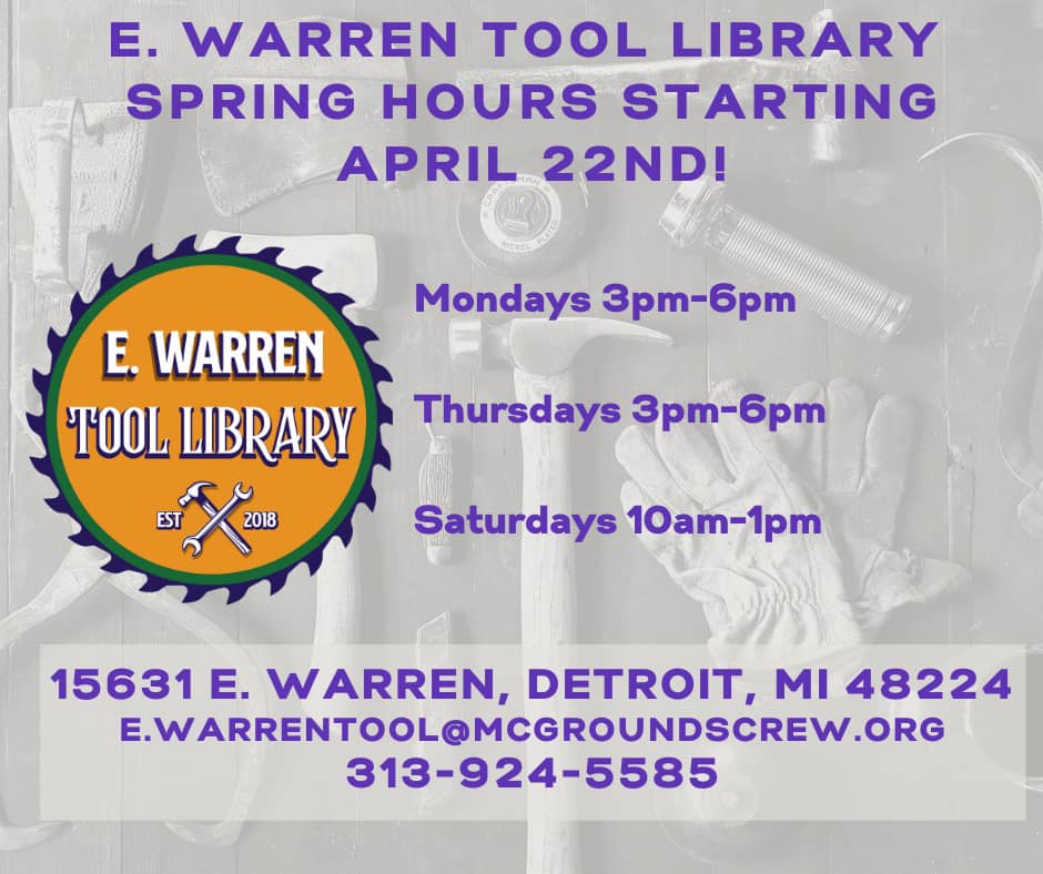 E. Warren Tool Library | Detroit MI