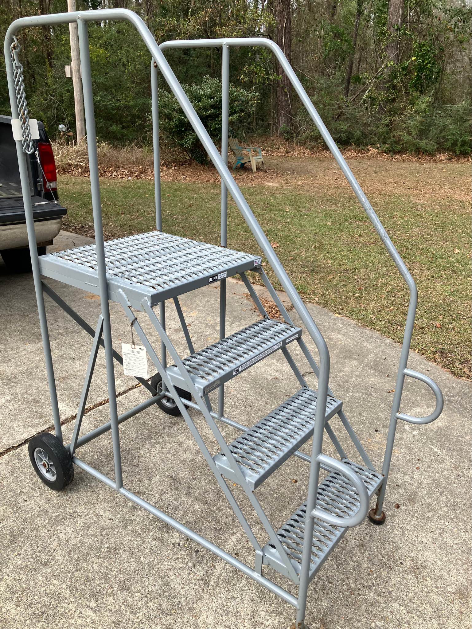 ULine Trailer access Portable stairs - Access Ramps - Petal ...