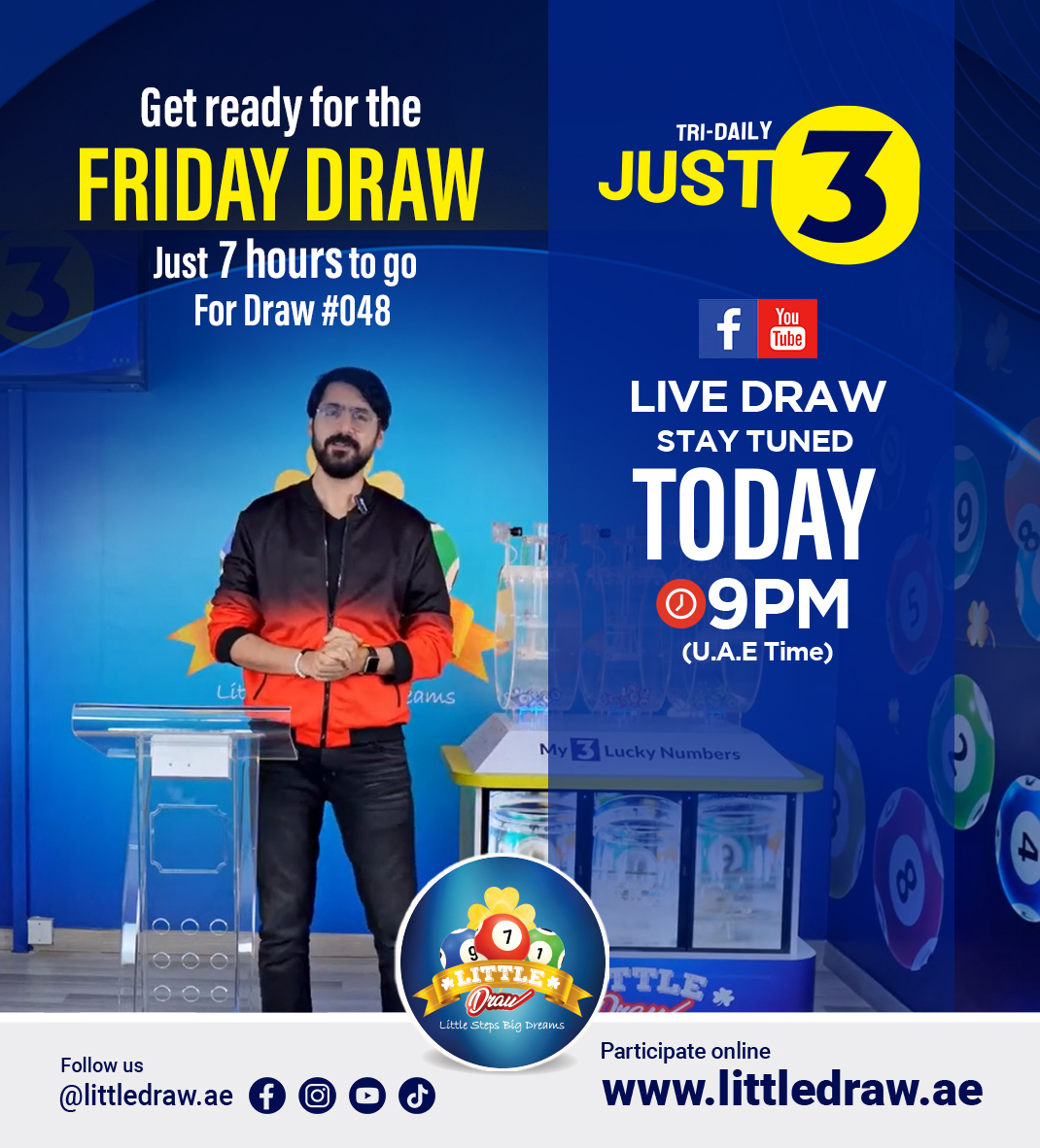Little Draw - 🎟️ Tri-Daily Live Draw - Friday Draw! 🌟...