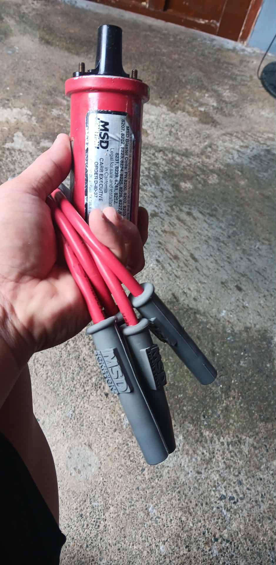 MSD 8202 Ignition Canister Coil Blaster 2 Series High Performance, Red