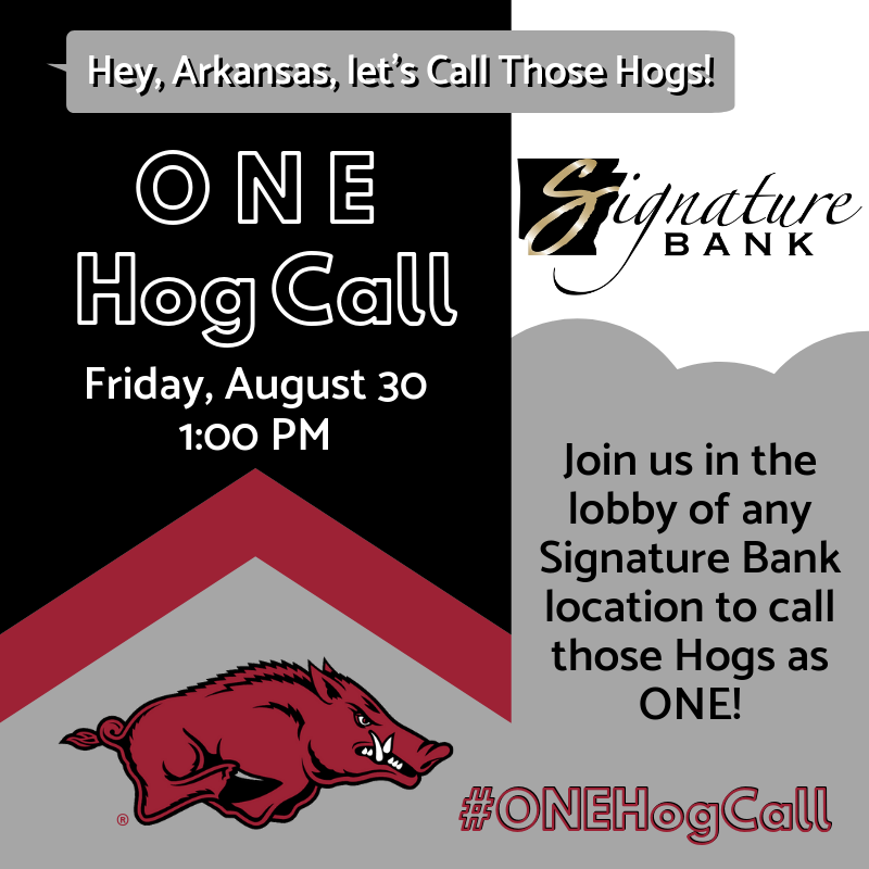 Who is ready for the return... - Signature Bank of Arkansas | Facebook