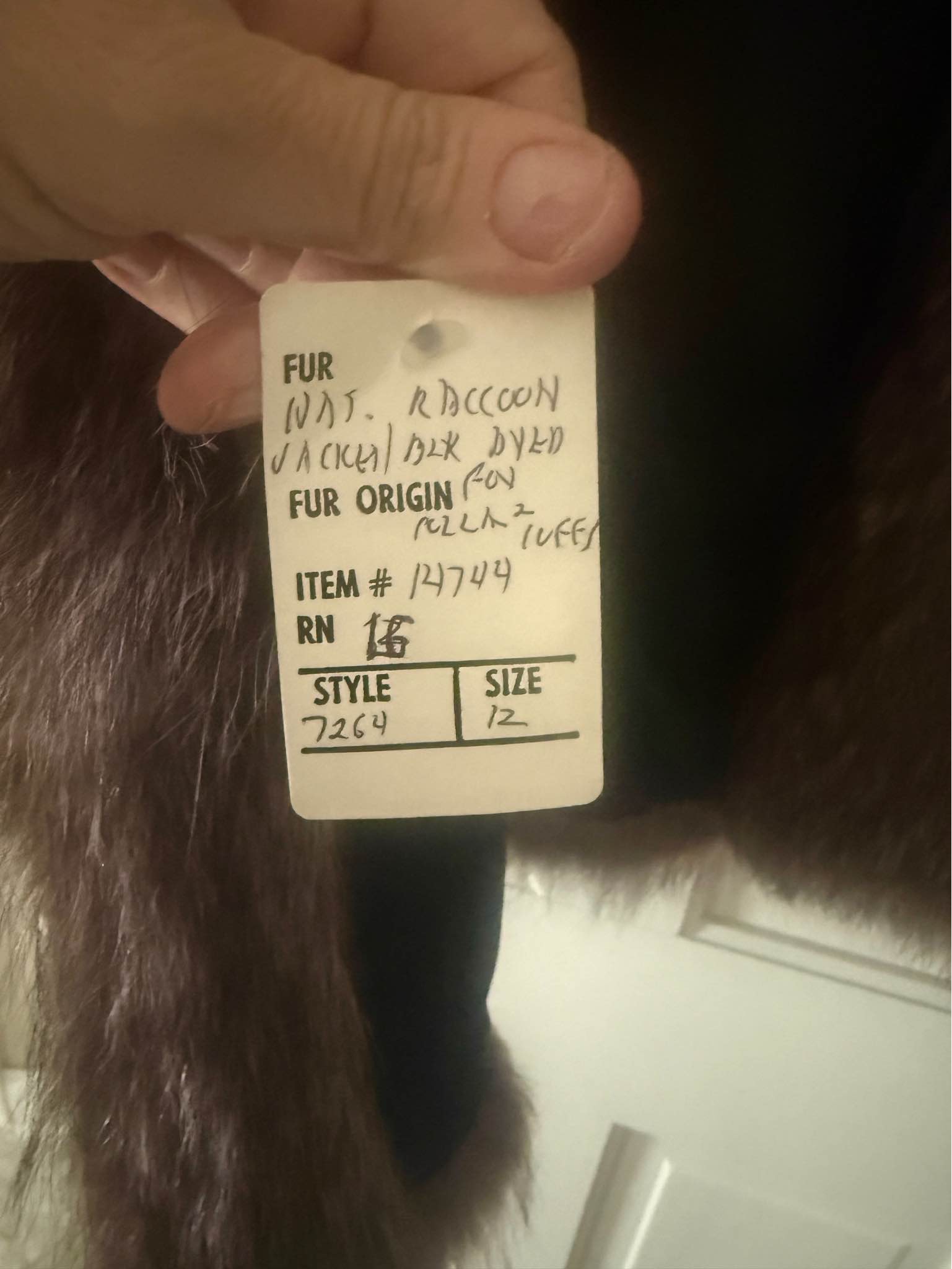 Roth Furs Real Racoon fur coat - Coats & Jackets | Facebook Marketplace ...