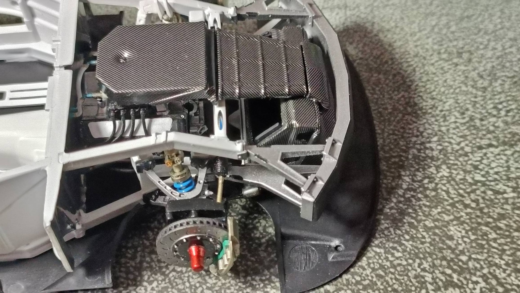 NASCAR Modeling | Got fuel system plumbed and carbon on the cooling ...