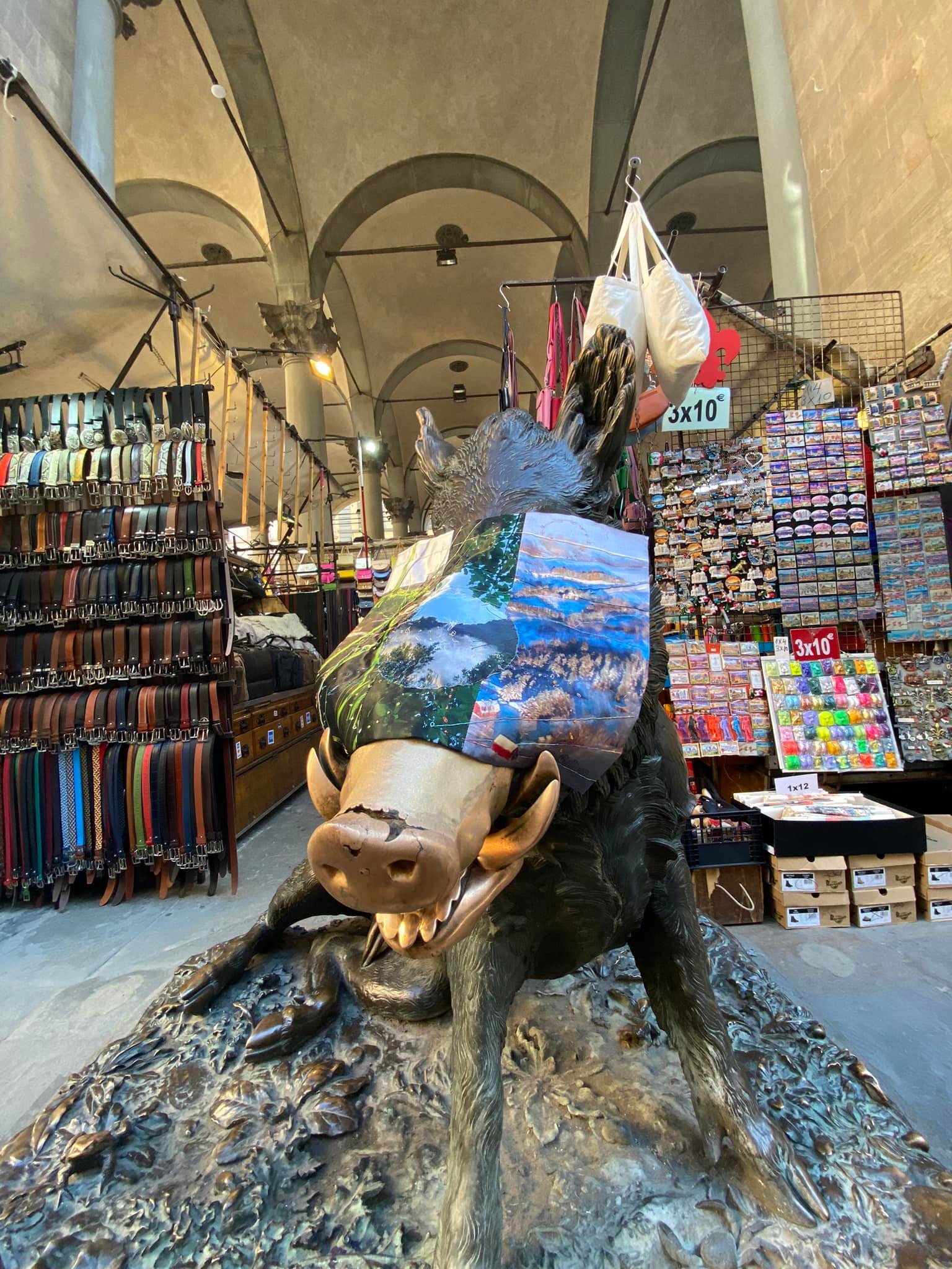 Porcellino statue in Florence for good luck