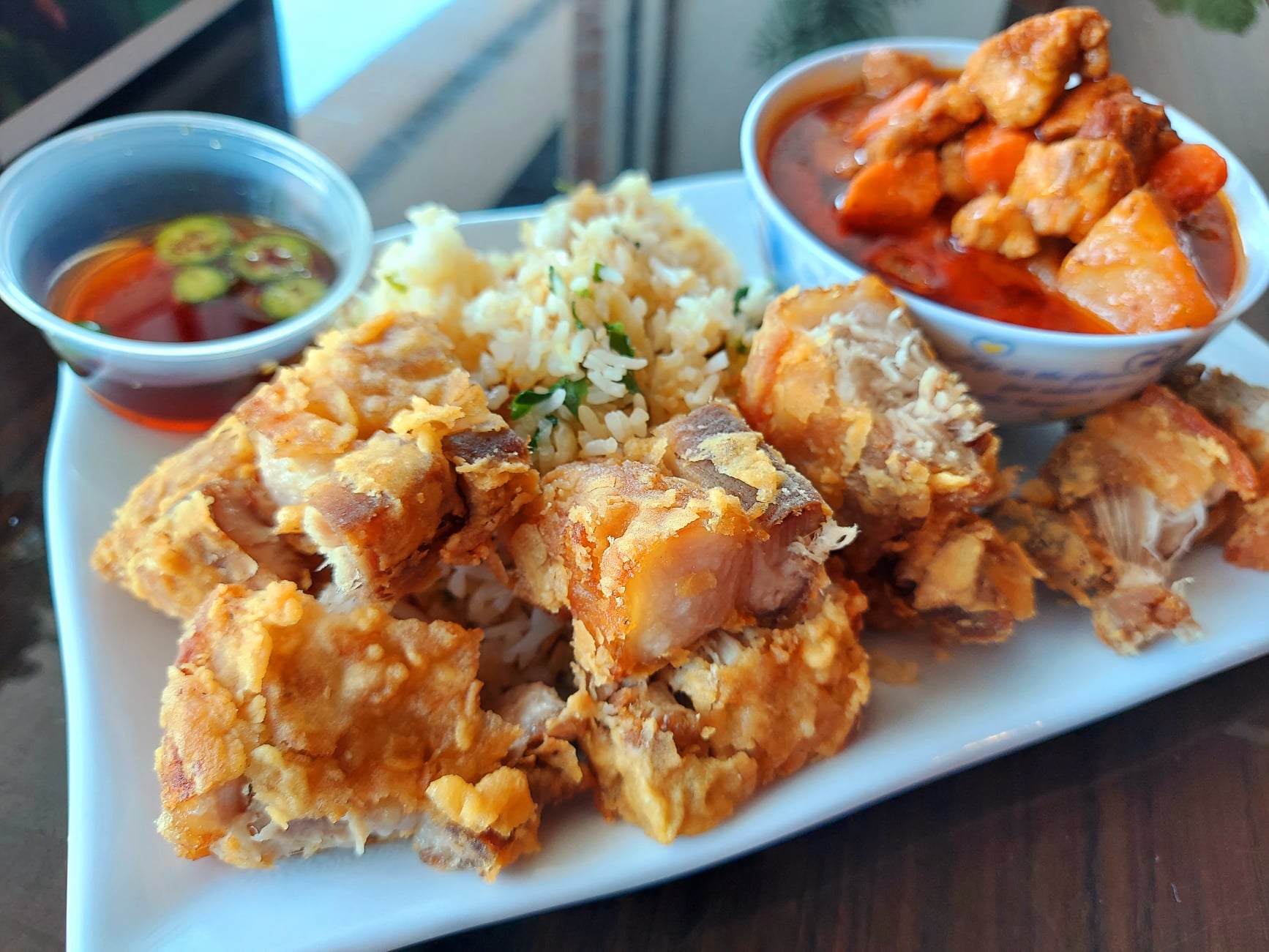 Hangry Dobo - Today's menu is Lechon Kawali, Menudo,...