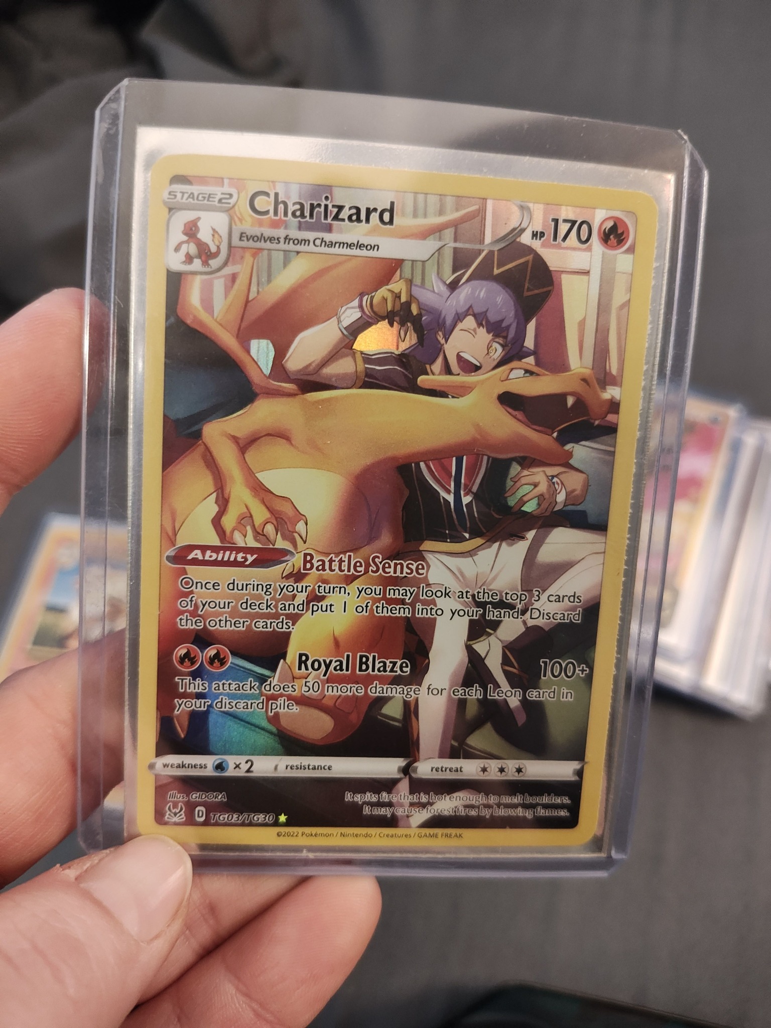 Zard card featured today