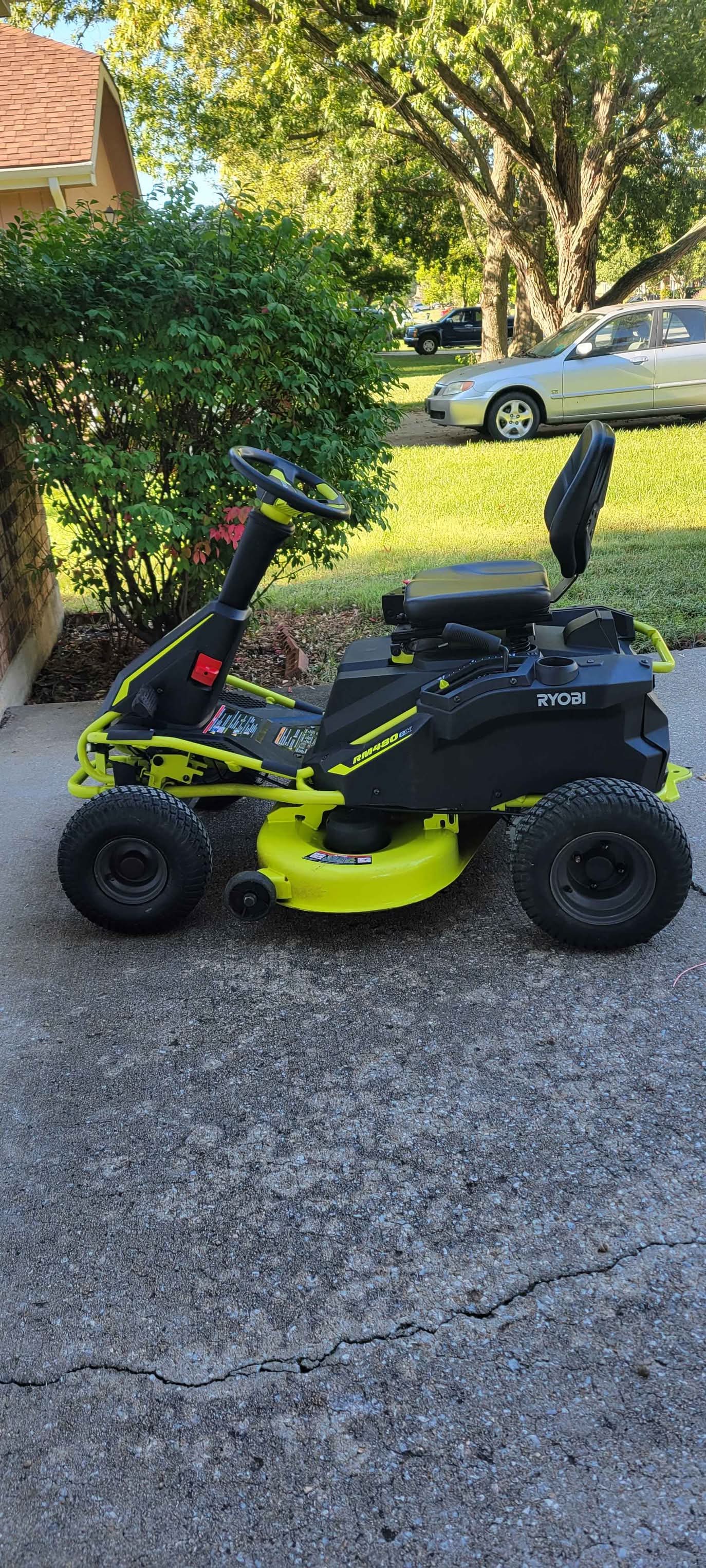 Used Ryobi RM480 ex electric riding lawnmower - Lawn Mowers - Lawrence ...