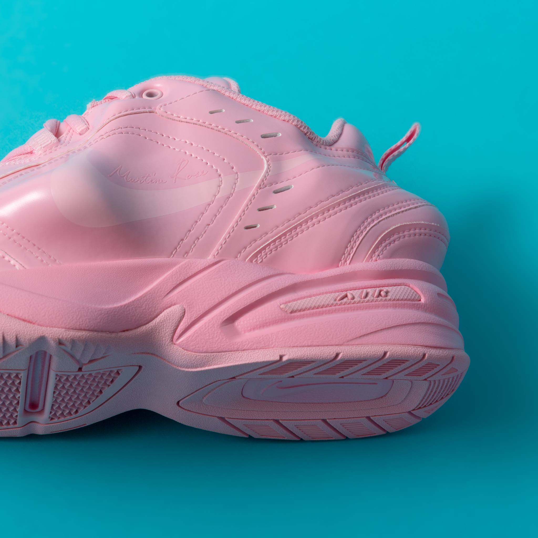 OUT NOW 🔥 Martine Rose x Nike Air Monarch IV 'White/metallic